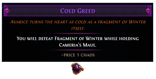 Cold Greed