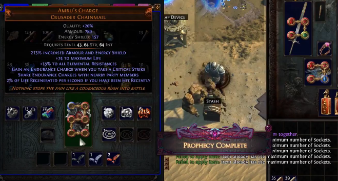 PoE Prophecy 6 Link