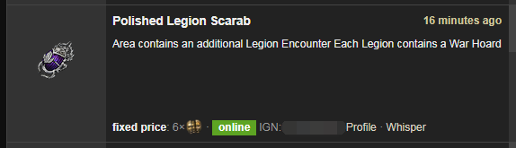 Polished Legion Scarab