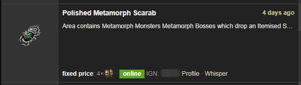 Polished Metamorph Scarab