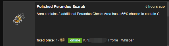 Polished Perandus Scarab
