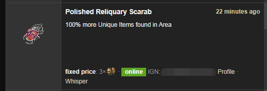 Polished Reliquary Scarab