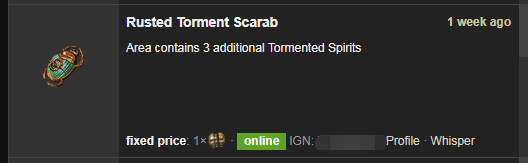 Rusted Torment Scarab