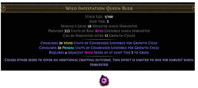Wild Infestation Queen Bulb