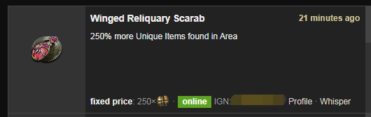 Winged Reliquary Scarab
