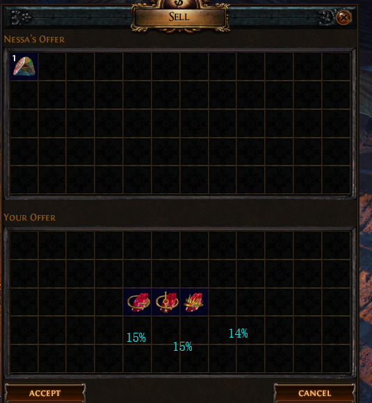 Gemcutter's Prism PoE Recipe, Price, Gemcutter's Prism Farm, to Chaos