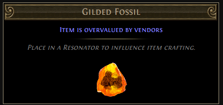 Gilded Fossil