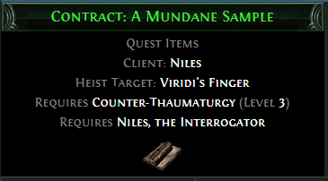 Contract: A Mundane Sample