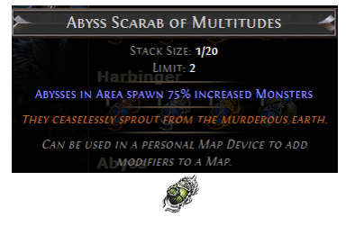 PoE Abyss Scarab of Multitudes