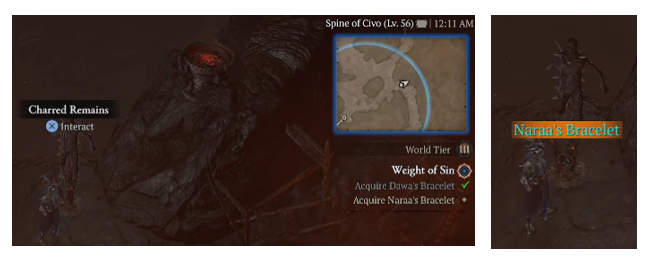 Acquire Naraa's Bracelet - Diablo 4