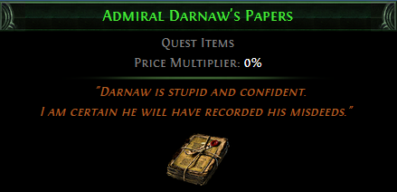 Admiral Darnaw's Papers