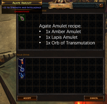 Agate Amulet Recipe
