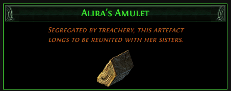 Alira's Amulet PoE