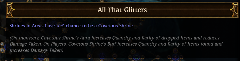 All That Glitters PoE