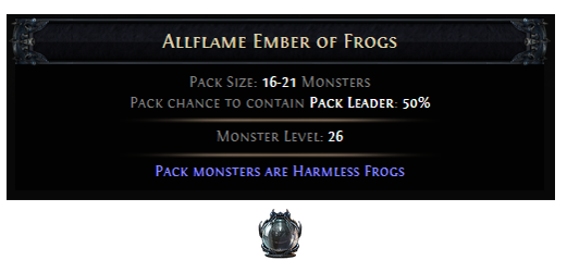 PoE Allflame Ember of Frogs