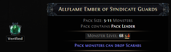 PoE Allflame Ember of Syndicate Guards