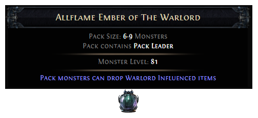 PoE Allflame Ember of The Warlord