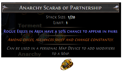 PoE Anarchy Scarab of Partnership
