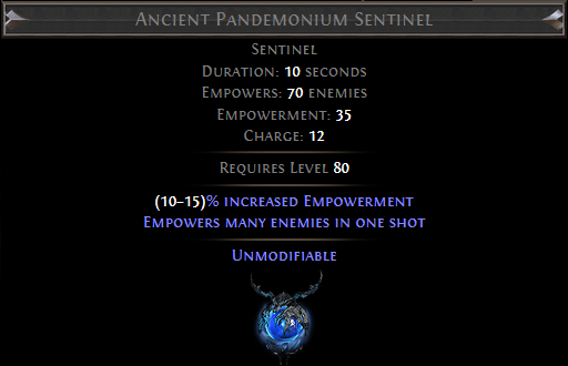 Ancient Pandemonium Sentinel PoE