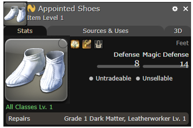 FFXIV Appointed Shoes