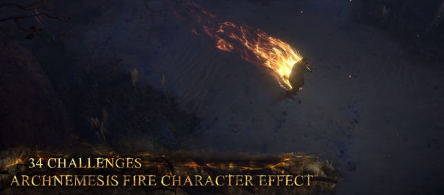 Archnemesis Fire Character Effect PoE