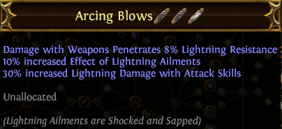 Arcing Blows PoE