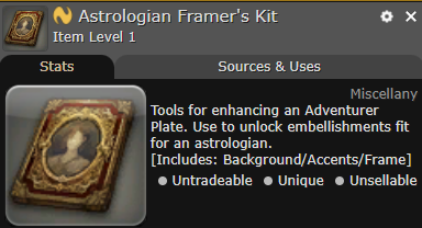 Astrologian Framer's Kit