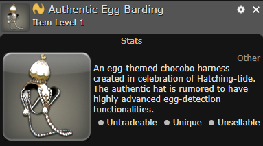 Authentic Egg Barding