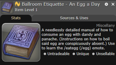 Ballroom Etiquette - An Egg a Day