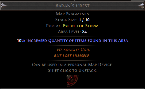 Baran's Crest PoE