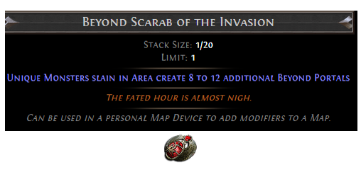 PoE Beyond Scarab of the Invasion