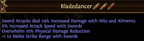 Bladedancer PoE