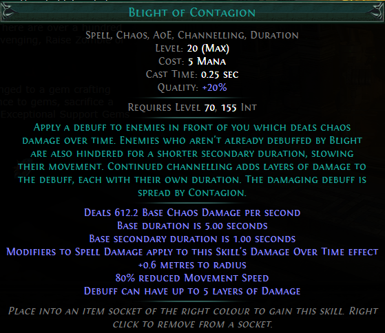 PoE Blight of Contagion
