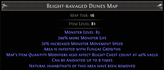 Blight-ravaged Dunes Map