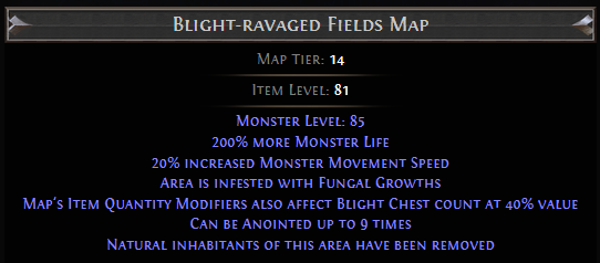 Blight-ravaged Fields Map