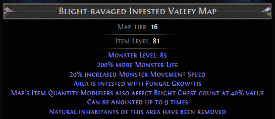 Blight-ravaged Infested Valley Map
