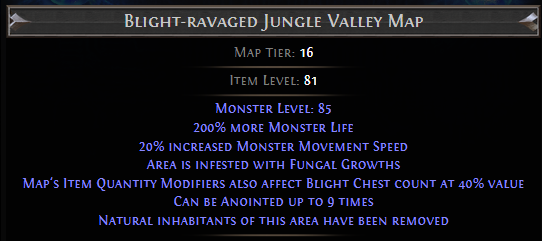 Blight-ravaged Jungle Valley Map