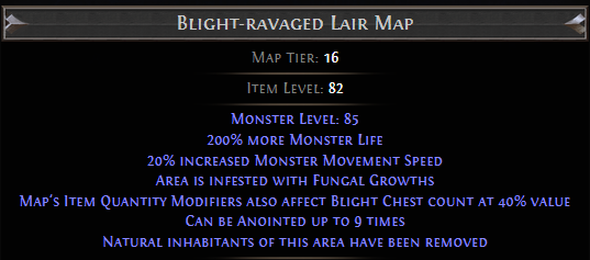 Blight-ravaged Lair Map