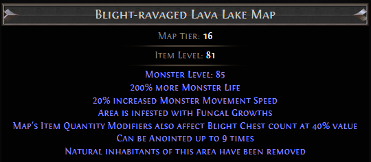 Blight-ravaged Lava Lake Map