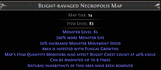 Blight-ravaged Necropolis Map