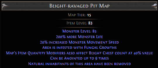 Blight-ravaged Pit Map