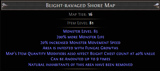 Blight-ravaged Shore Map