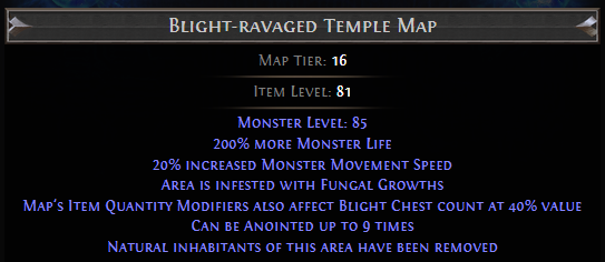 Blight-ravaged Temple Map