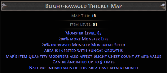 Blight-ravaged Thicket Map