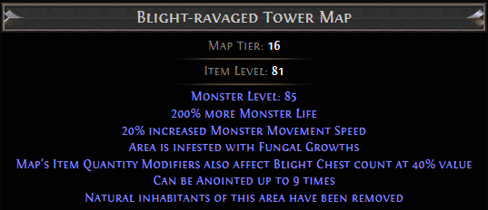 Blight-ravaged Tower Map