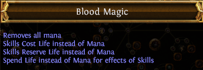 Blood Magic PoE