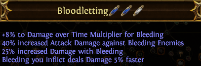 Bloodletting PoE