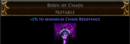 Born of Chaos PoE