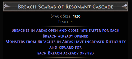 PoE Breach Scarab of Resonant Cascade