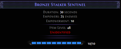Bronze Stalker Sentinel PoE